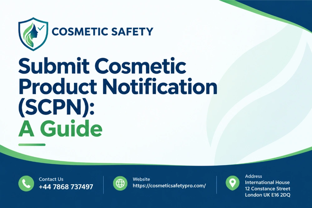 Submit Cosmetic Product Notification (SCPN): A Guide